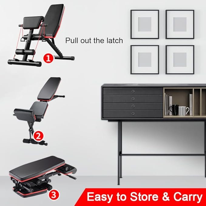 Gluckluz Adjustable Weight Bench - Image 2