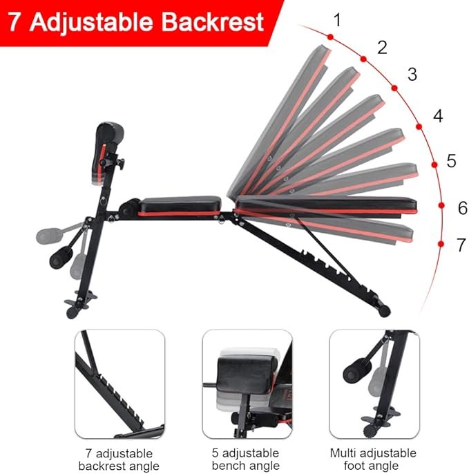 Gluckluz Adjustable Weight Bench - Image 4