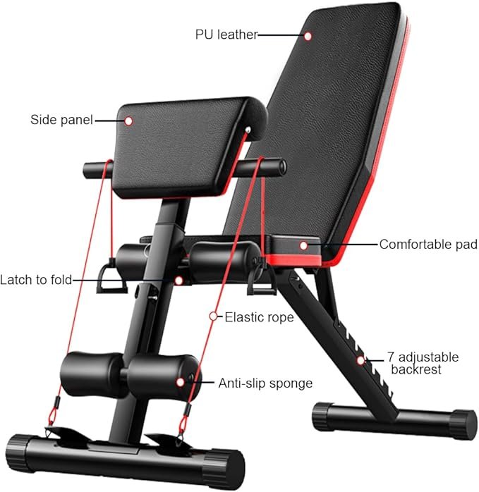Gluckluz Adjustable Weight Bench - Image 3