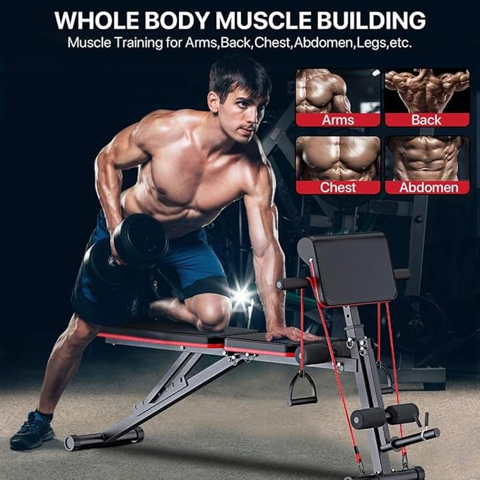 Gluckluz Adjustable Weight Bench