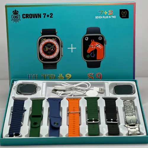 Crown ULTRA A2 S9 For 7+2 Couple Smart Watch