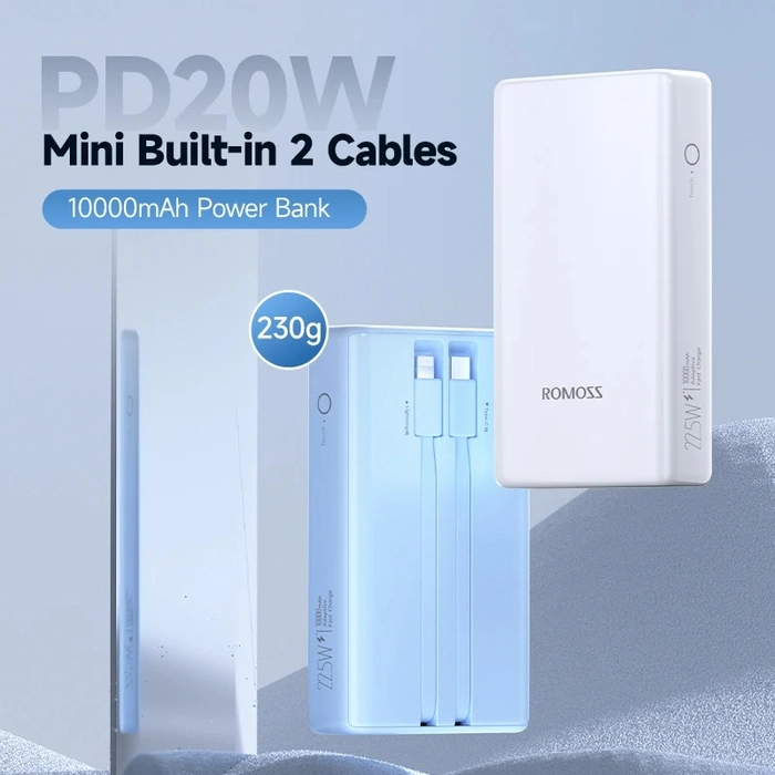 Romoss PAC10 Built in Cable 10000mAh - Image 3